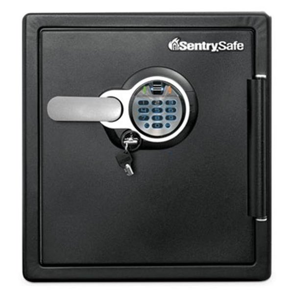 Sentrysafe SentrySafe SFW123BSC Sentry Water-Resistant Fire-Safe with Biometric Digital Keypad & Key Access SFW123BSC